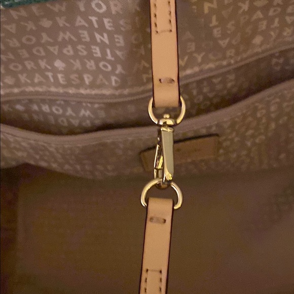 Kate Spade Green and White Botanical Tote - Picture 6 of 16